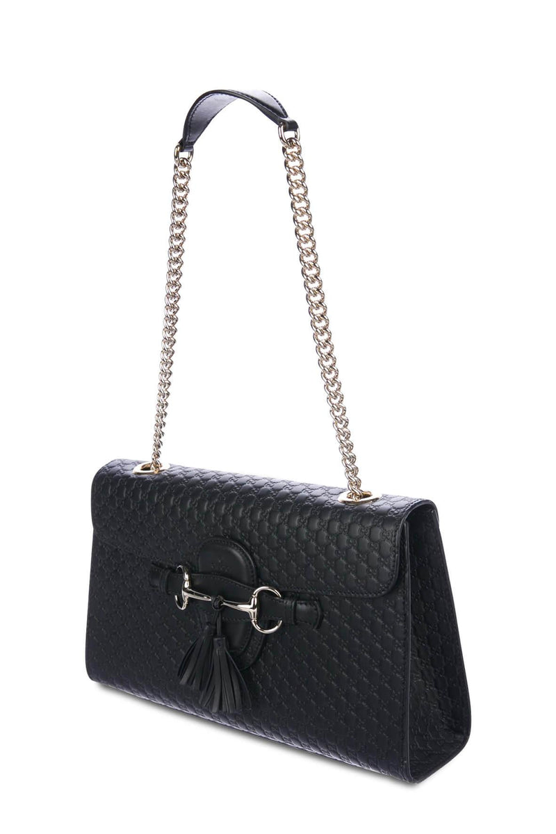 Microguccissima Medium Emily Bag Black Style Theory SG