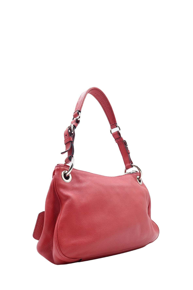 Red on sale shoulder bag