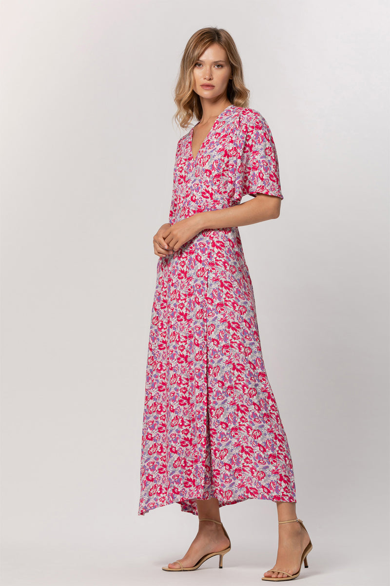 Mae Wrap Maxi In Audrey Floral – Style Theory SG