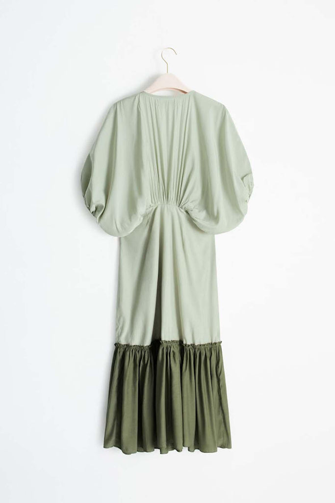 Dreamscape Dress In Matcha Green - SQUAREBEAR