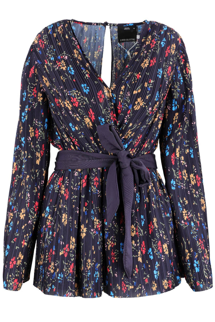 Decided Playsuit Navy Floral - C/Meo Collective