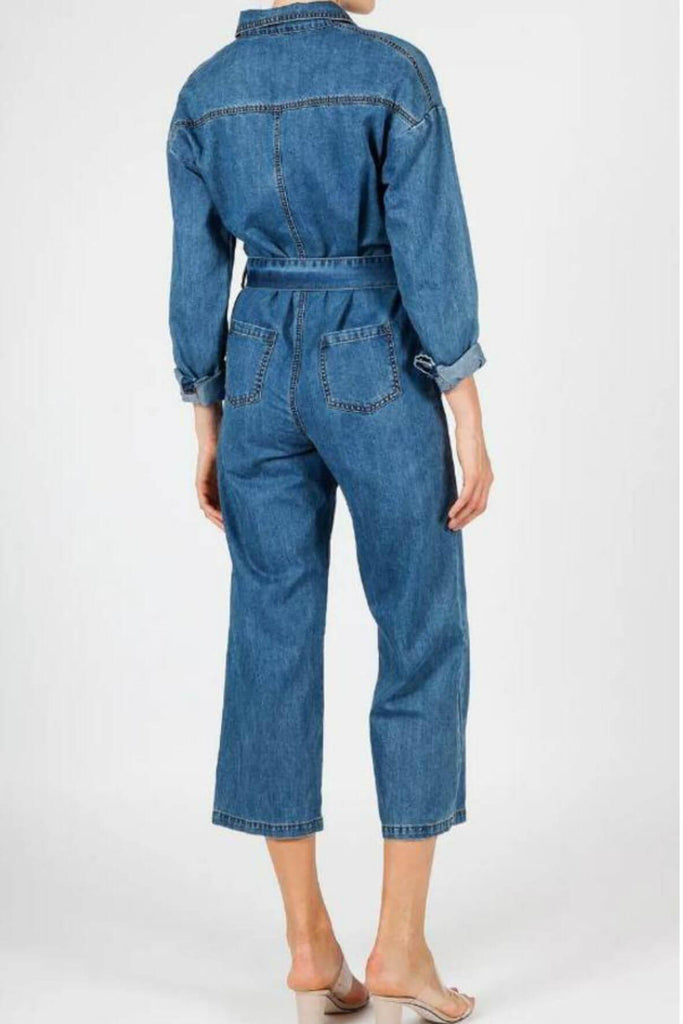 Orso Denim Jumpsuit - Jovonna