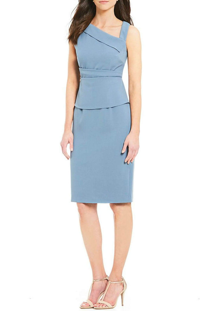 Origami Neck Sheath Dress - Adrianna Papell