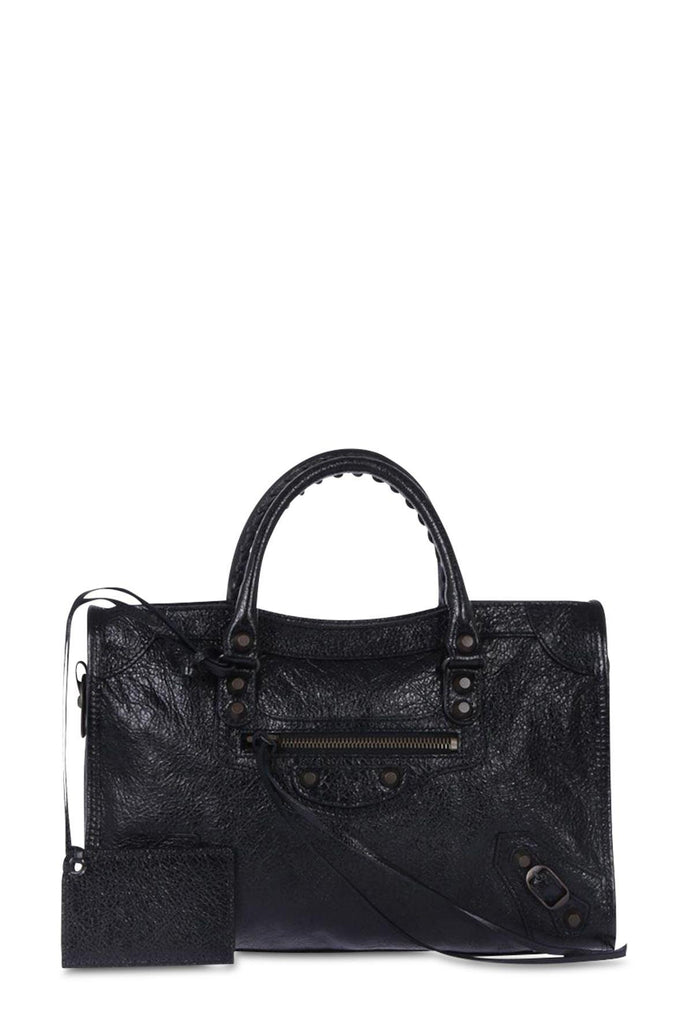 Classic City S Black with Bronze Hardware - BALENCIAGA