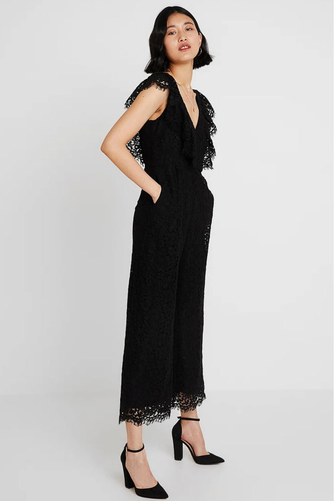 Malia Lace Jumpsuit - Bardot