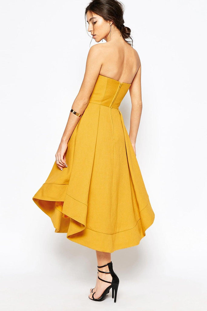 Making Waves Dress Yellow - C/Meo Collective