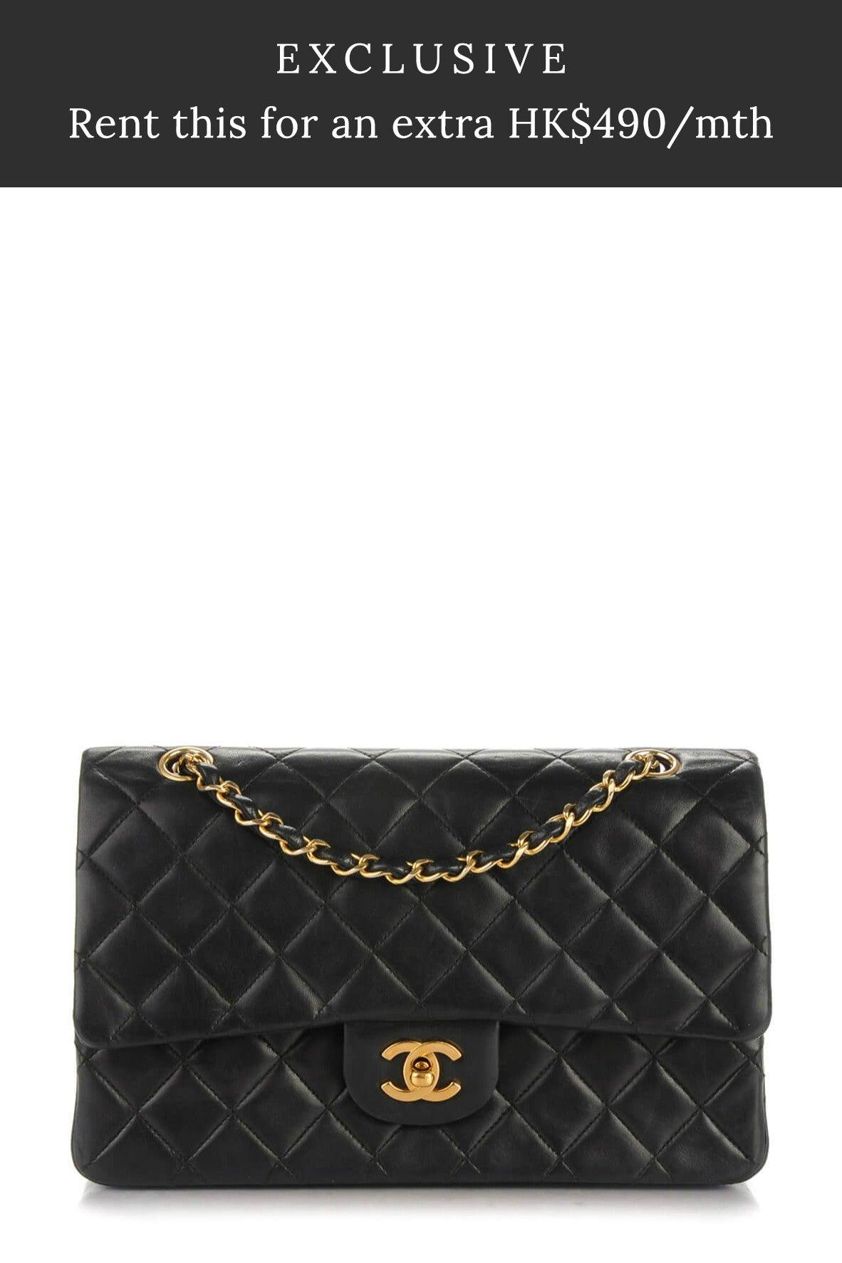 Chanel Black Caviar Medium Classic Double Flap Bag Silver Hardware   Madison Avenue Couture