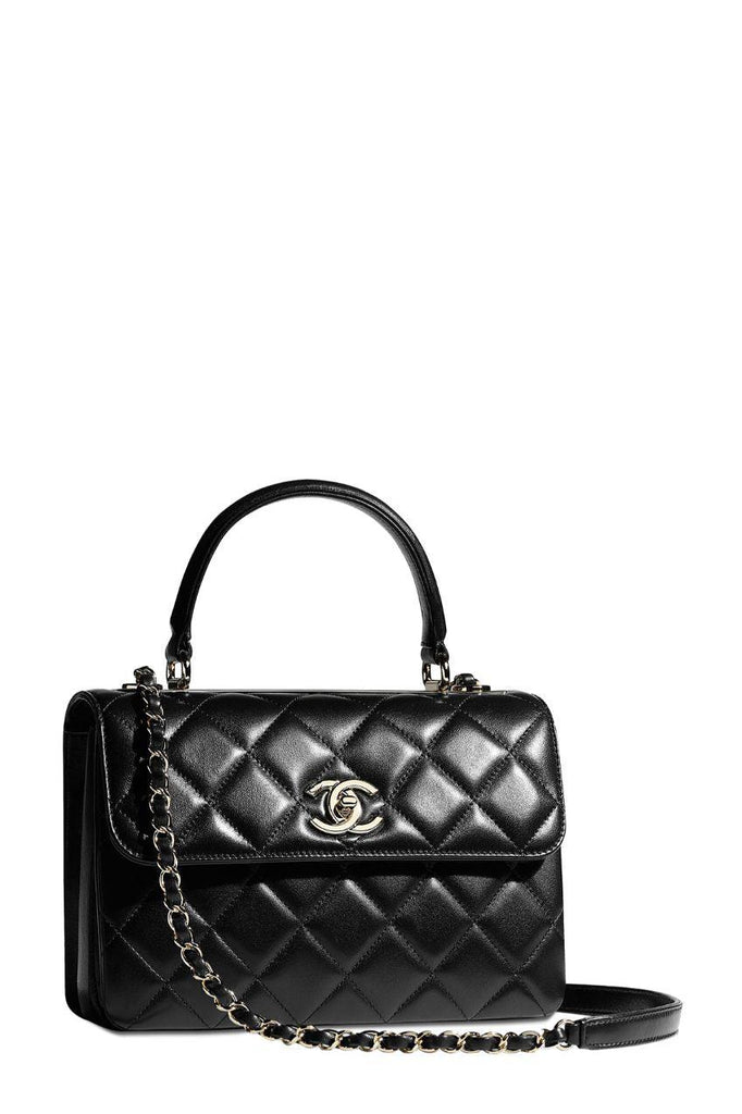 Small Quilted Lambskin Trendy CC Black - Chanel