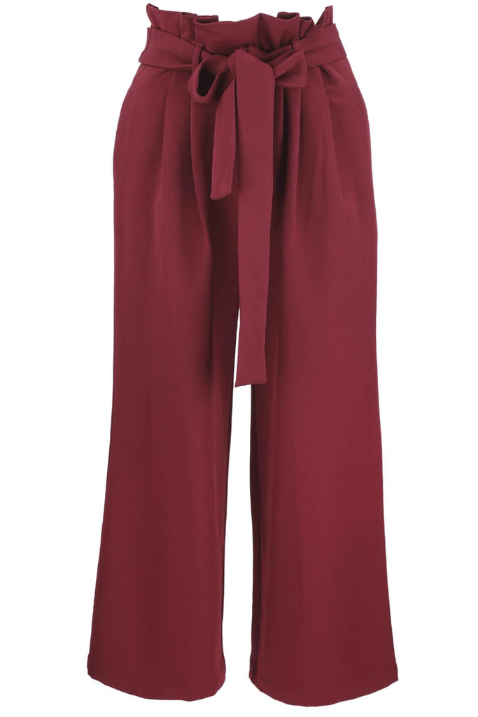 Double Pleated Paperbag Trousers - D.D Collective