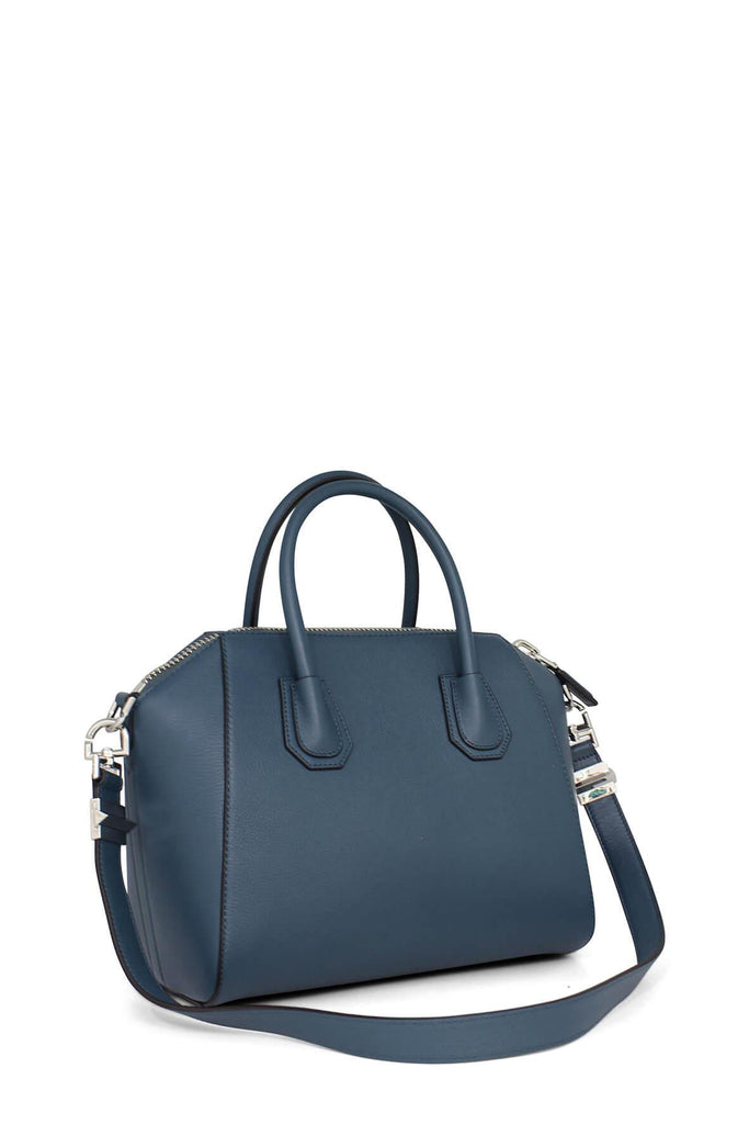 Small Antigona Oil Blue with Detachable Strap - GIVENCHY