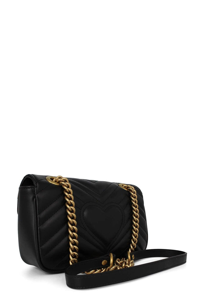 GG Marmont Mini Matelasse Bag Black - GUCCI