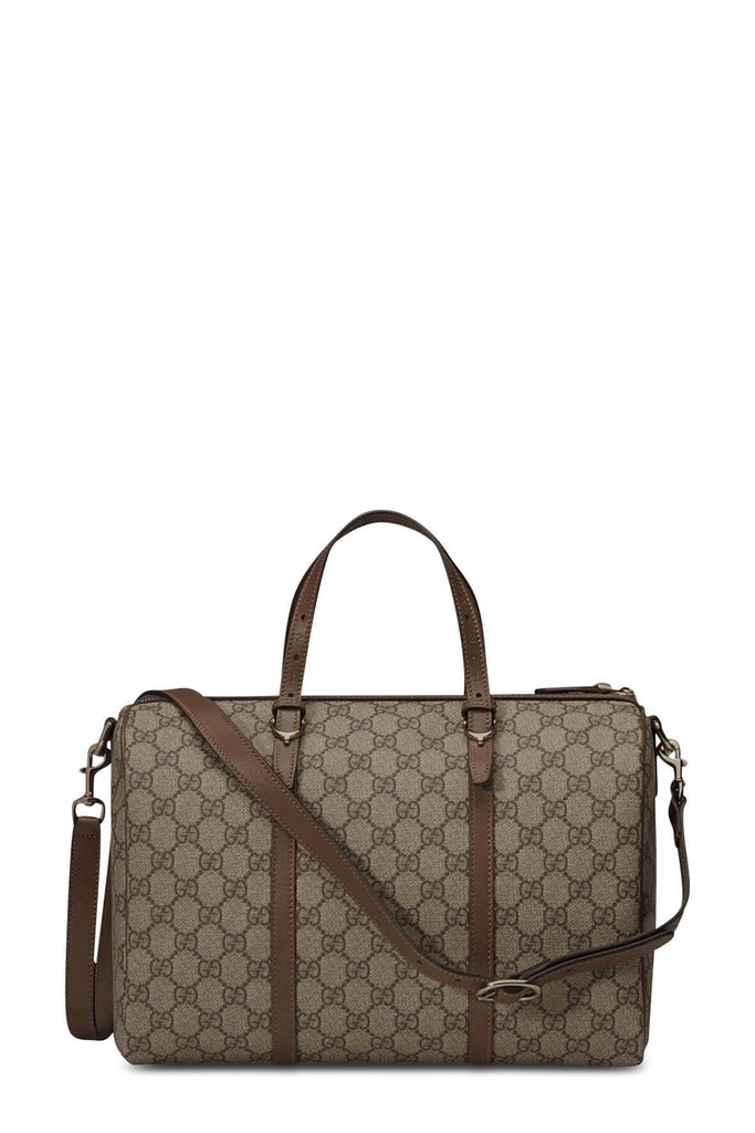 GG Supreme Nice Boston Bag Brown - Gucci