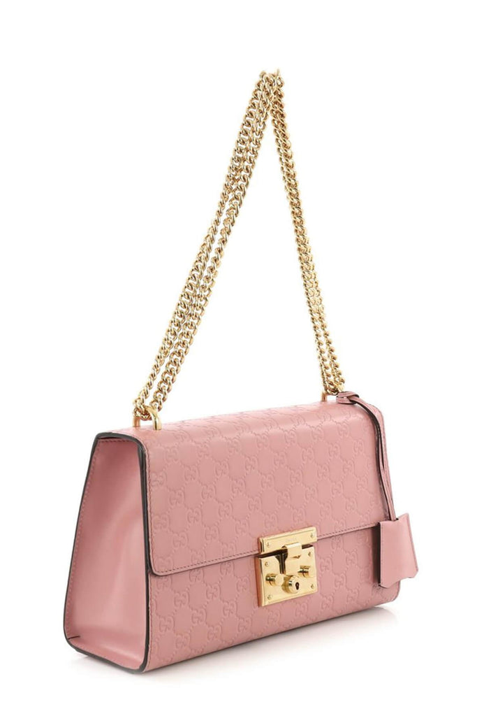 Medium Guccissima Padlock Bag Pink Style Theory SG