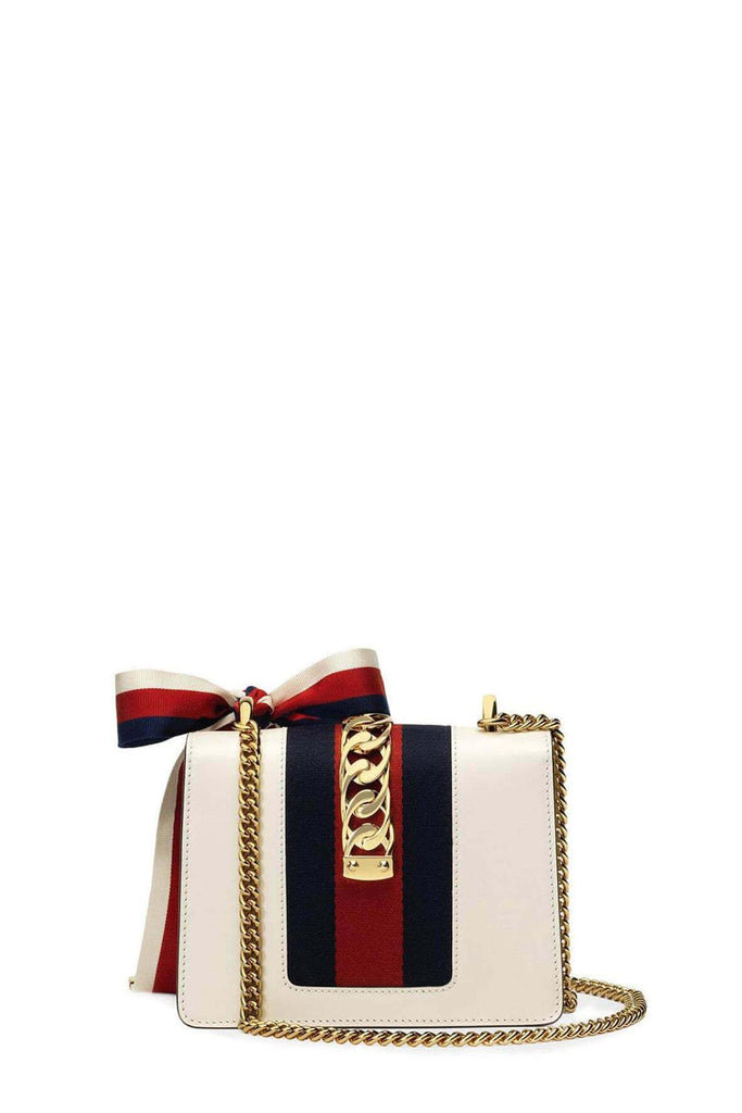 Mini Sylvie Chain Bag White - GUCCI