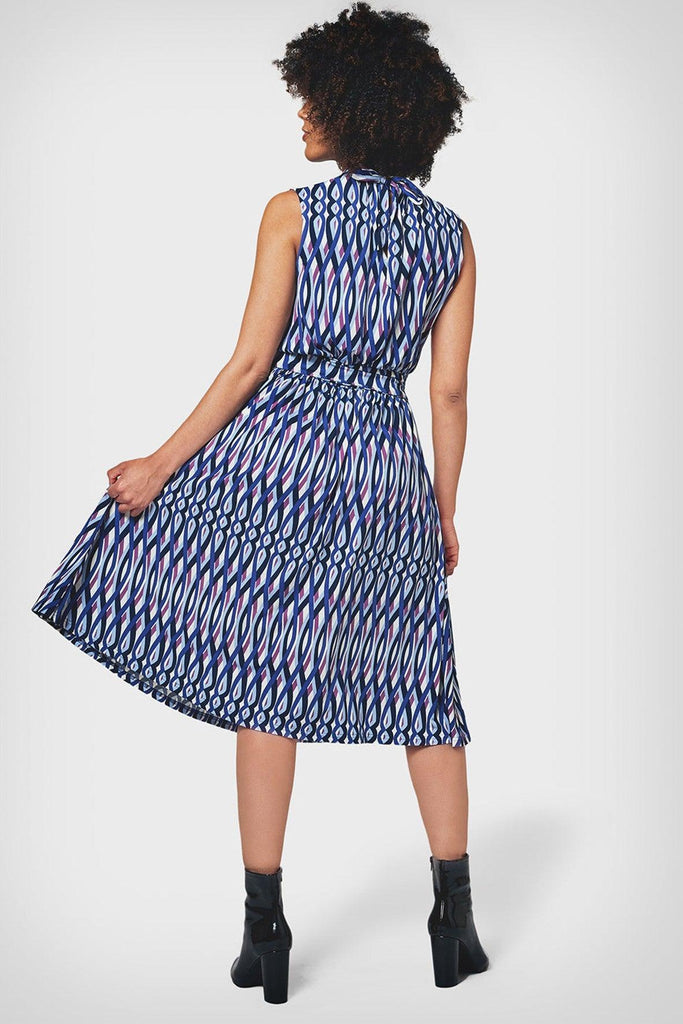 Mindy Dress in Retro Stripe - Leota