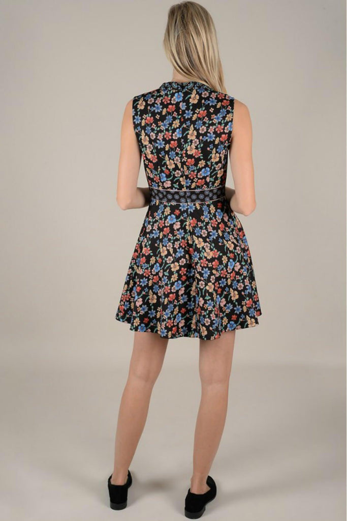 Skater Print Dress - Molly Bracken