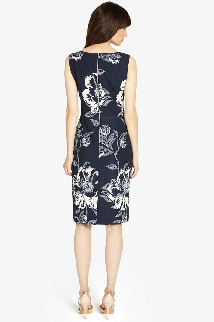 Magnolia Floral Jacquard Dress - Phase Eight