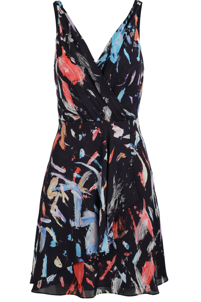 Maye Printed Dress - Reiss