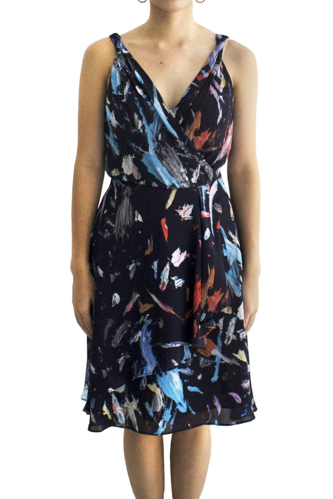 Maye Printed Dress - Reiss