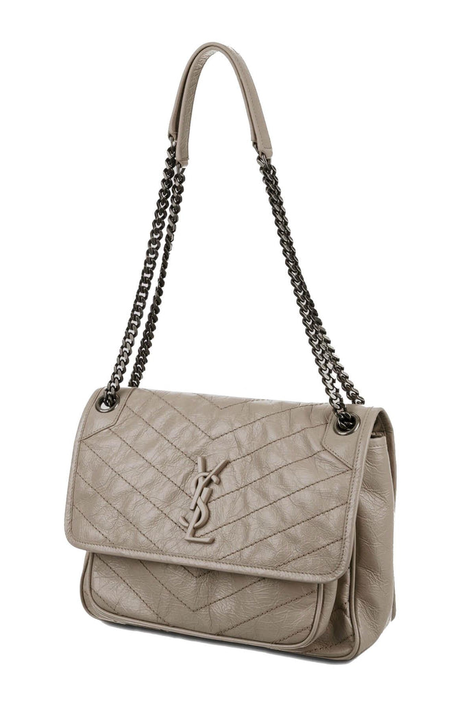 Medium Niki Taupe with Silver Hardware Taupe - SAINT LAURENT