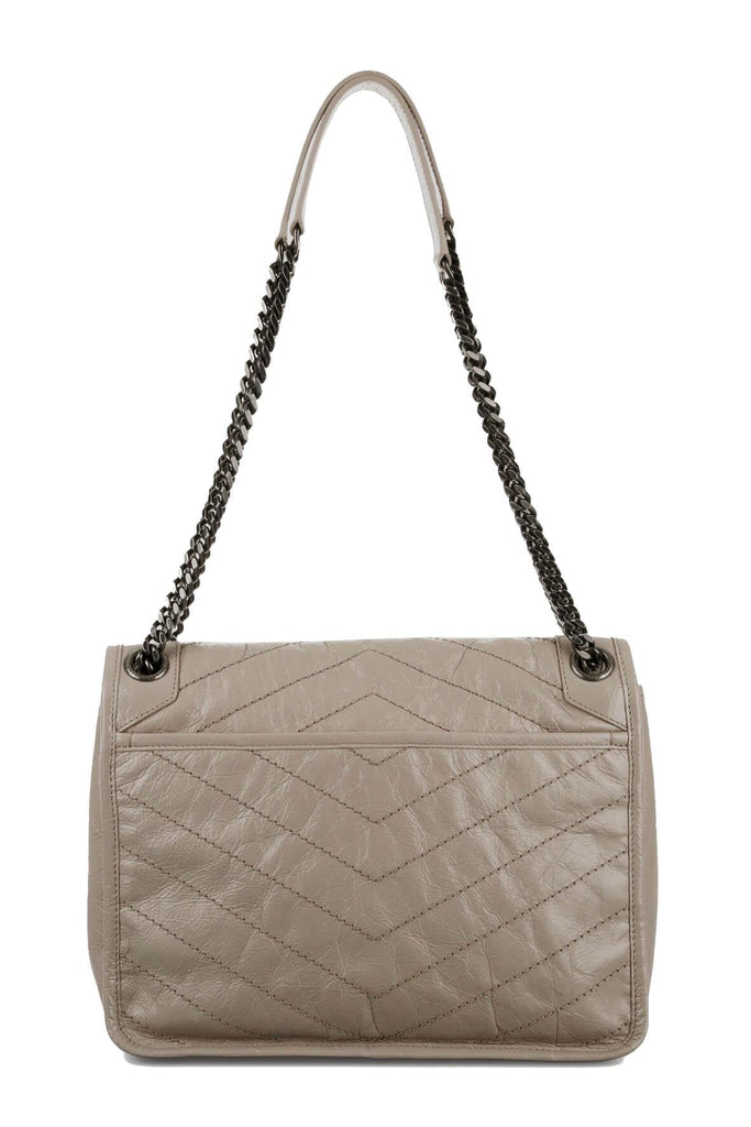 Medium Niki Taupe with Silver Hardware Taupe - SAINT LAURENT