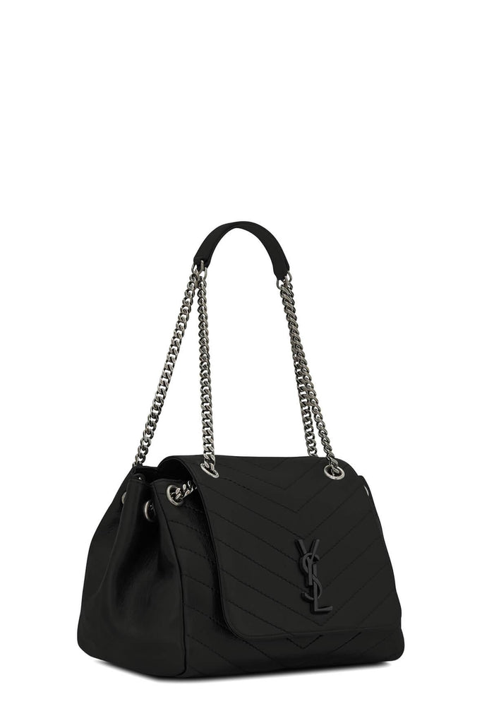 Medium Nolita Black with Silver Hardware - SAINT LAURENT