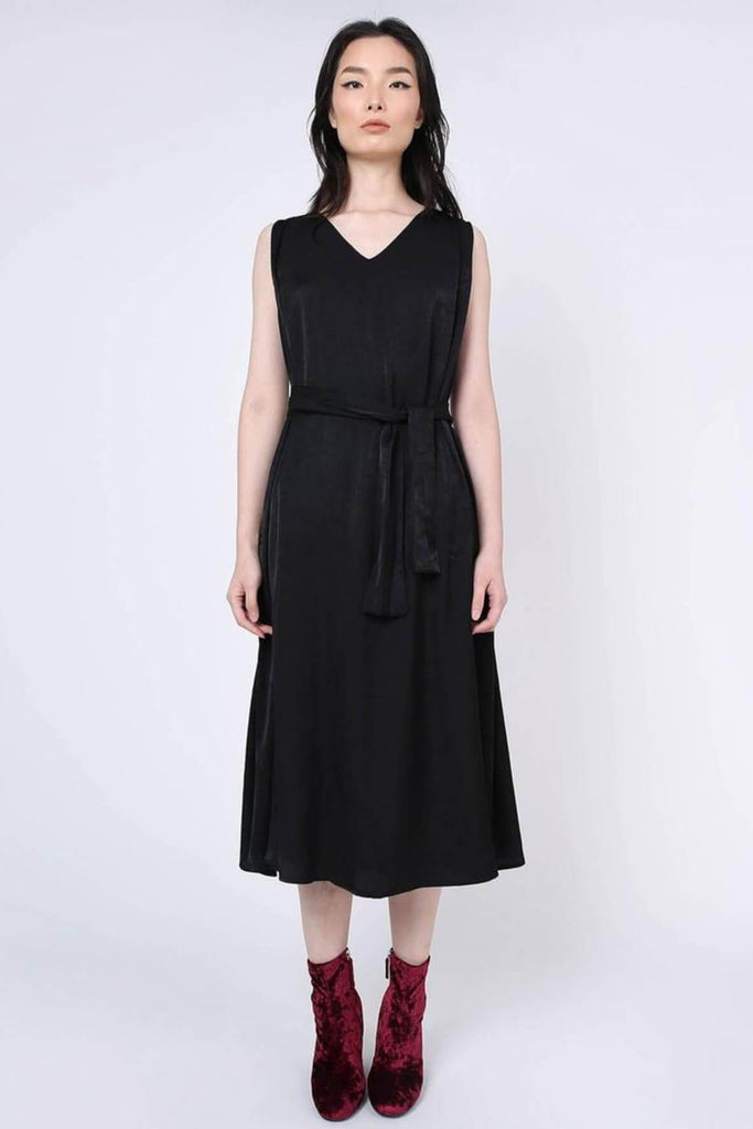 Savanna Dress in Anthracite - Salient Label