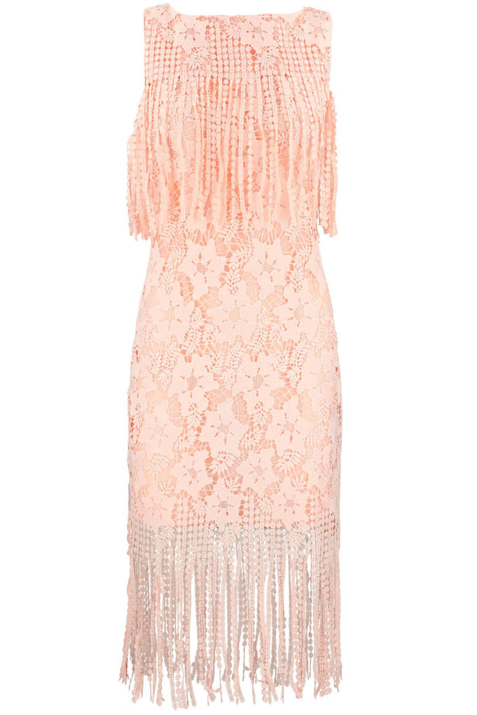 Lace Fringe Dress - St Studio