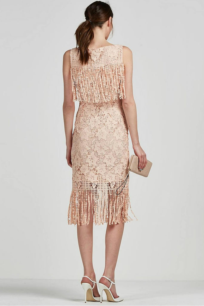 Lace Fringe Dress - St Studio